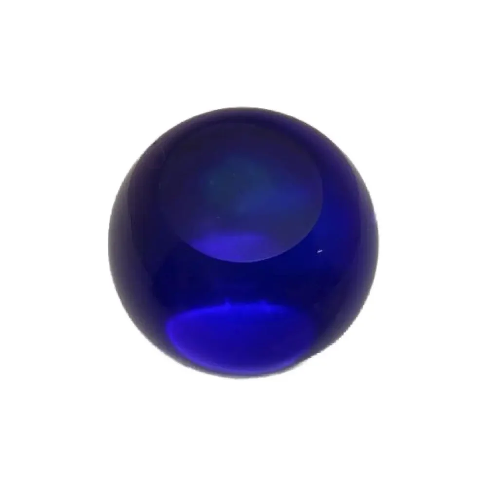 Vintage Hand Blown Cobalt Blue Art Glass Sphere Paperweight, 3